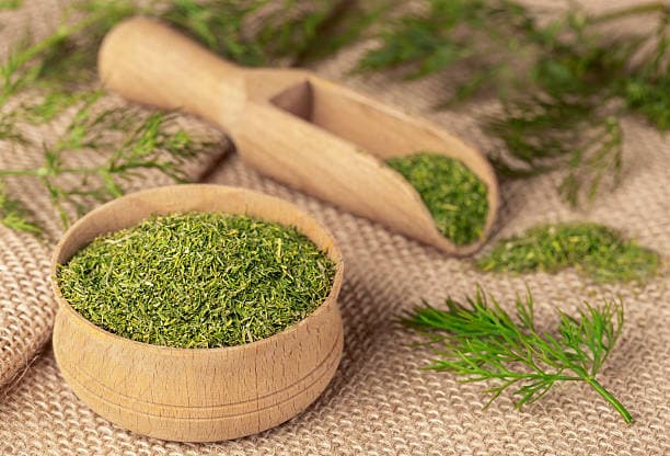 تصویر 1 از شوید خشک یا پودری خوش‌ عطر و پر کاربرد در آشپزی خانگی
